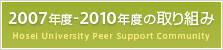 2007年度-2010年度の取り組み