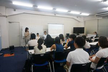 Participants joining in the talk event