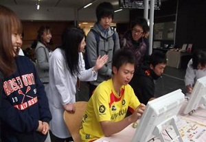 測定の様子