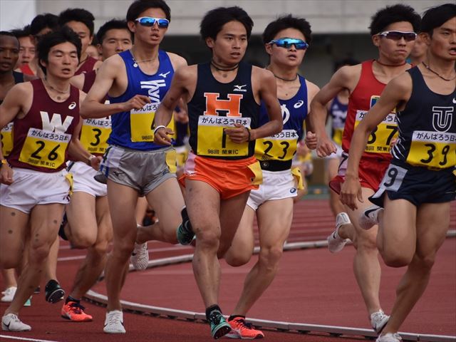 第98回関東学生陸上競技対校選手権大会の結果