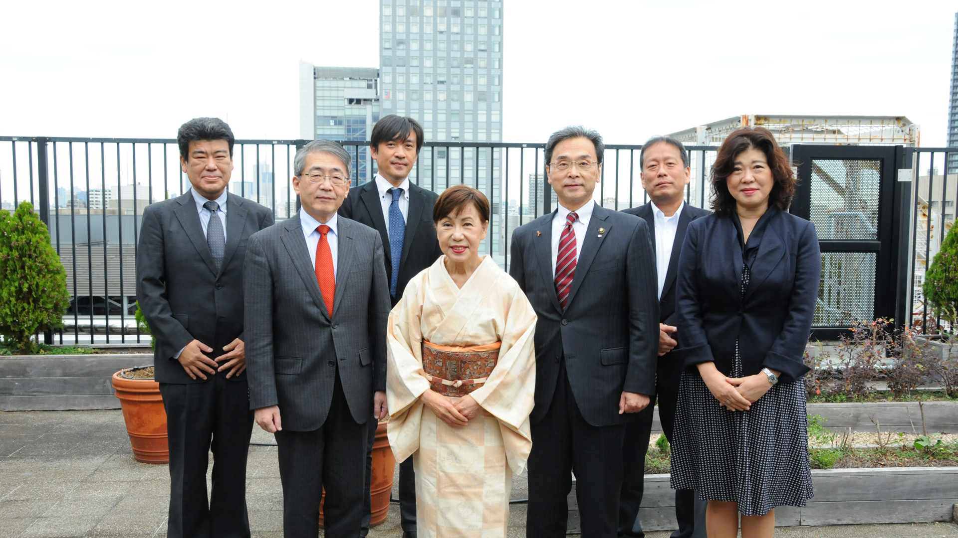 大分県杵築市永松市長が田中優子総長を表敬訪問 法政大学
