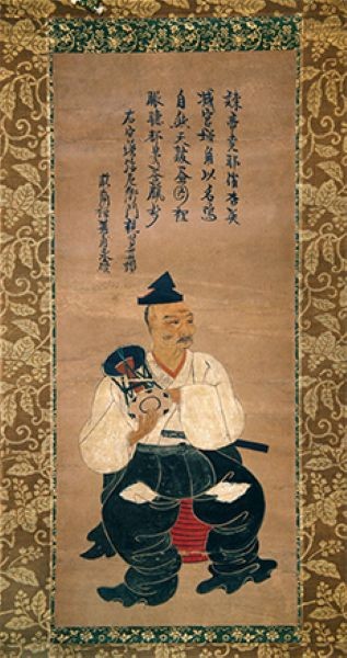 宮増弥左衛門親賢画像 野上記念法政大学能楽研究所蔵