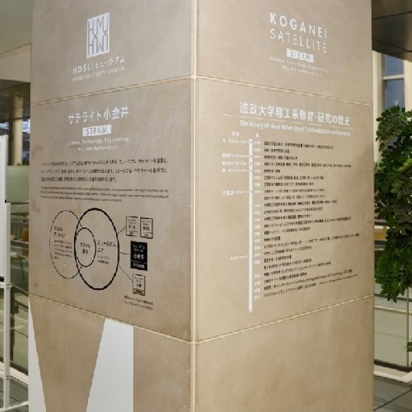 柱グラフィック展示