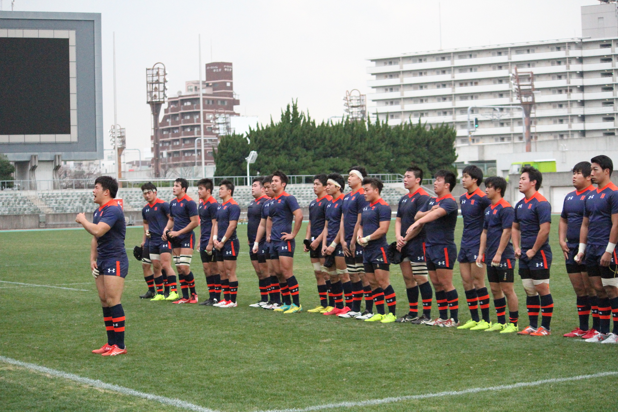 第54回全国大学ラグビーフットボール選手権大会3回戦　対京都産業大学戦