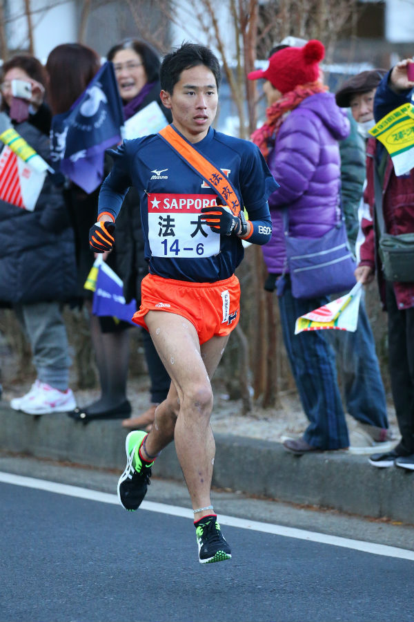 6区・佐藤敏也選手（社会学部1年）