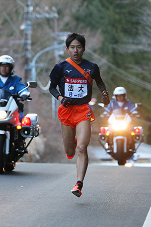 6区・佐藤敏也選手（社会学部2年）