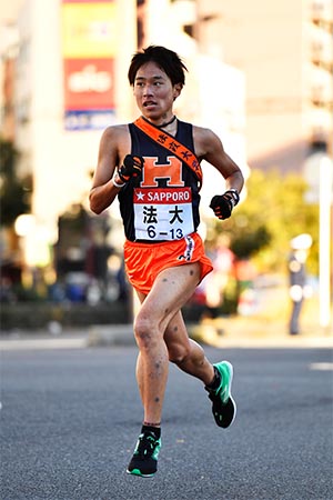 1区・佐藤敏也選手（社会学部3年）