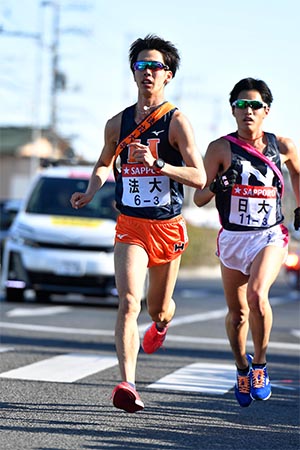 3区・岡原仁志選手（経済学部3年）