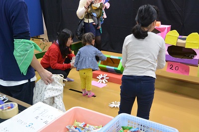 小さな子も参加してくれました