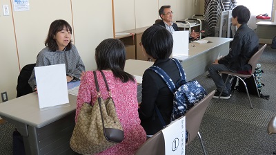 社会人学生が個別相談を行いました