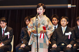 田中総長の祝辞