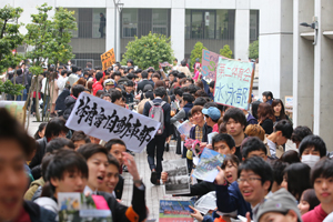 市ケ谷キャンパスでは4月2日(土)～4月6日(水)の期間で新入生歓迎祭が開催されました