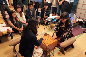 市ヶ谷将棋部員との対局デモンストレーション