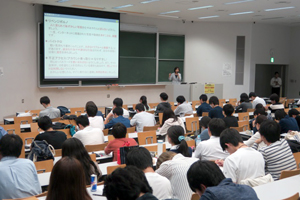 講師から実際にあったトラブル事例が紹介されました（市ケ谷）