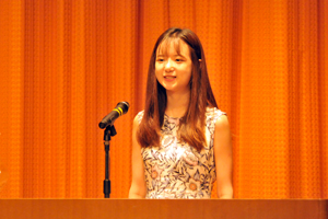 優秀賞　ソ ユジンさん（法学部1年、大韓民国）／タイトル「私と日本」