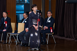 田中総長の祝辞（祝賀会）