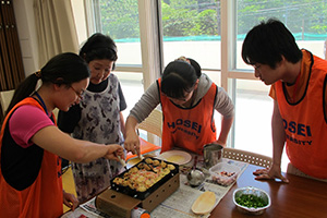 公営住宅でたこ焼き交流会