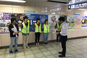 東京メトロ職員より駅構内について解説