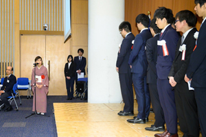 田中総長の祝辞（祝賀会）