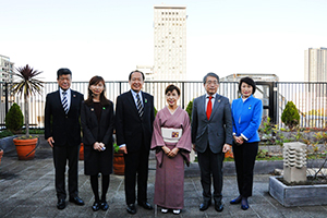 締結式に出席された皆さまと