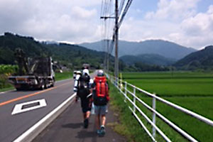 鹿児島から宮崎までの道のりを徒歩 で目指した夏合宿