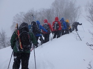 小遠見山へのアタック